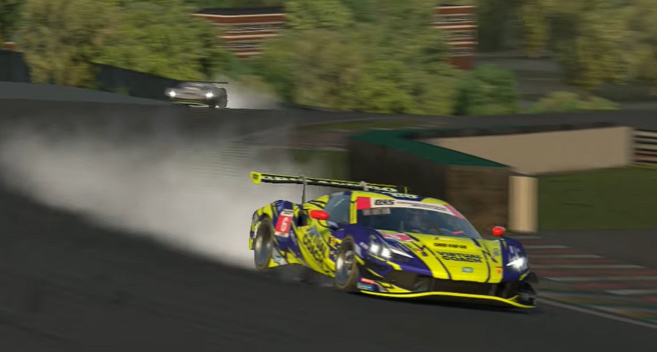 Bozga racing in the wet conditions