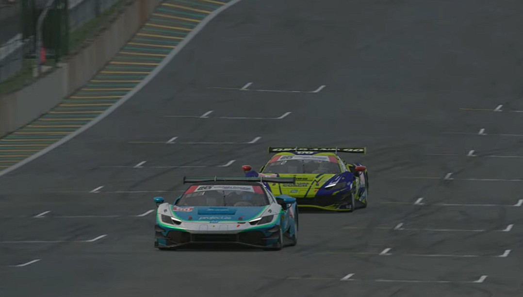 Luciano switched to the wets one lap too late.